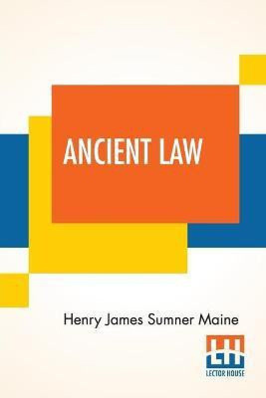 Ancient Law  (English, Paperback, Maine Henry James Sumner)