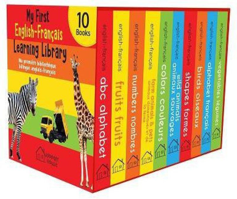 My First English-Fran Ais Learning Library (Ma Premi Re Biblioth Que Bilingue Anglais-Fran Ais) - Boxset of 10 English - French Board Books By Miss & Chief  (French, Hardcover, unknown)