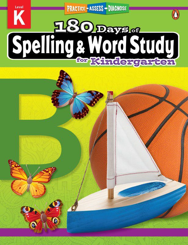 180 Days of Spelling & Word Study for Kindergarten  (Paperback, Penguin Asia Library)