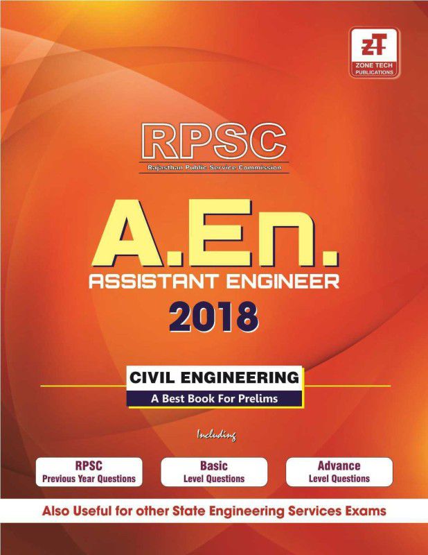 RPSC Assistant Engineer (A.En.) Examination-2018 : CIVIL ENGINEERING ( Prelims )  (English, Paperback, ZONE TECH)