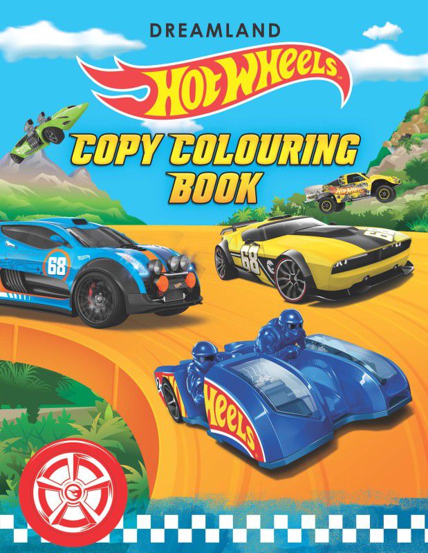 Dreamland Hot Wheels Copy Colouring Book  (Paperback, Dreamland Publications)