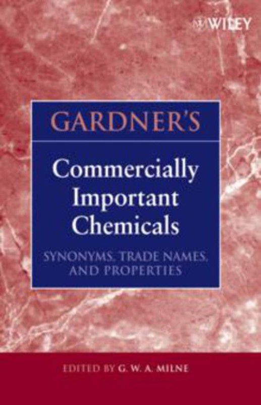 Gardner's Commercially Important Chemicals HRD Edition  (English, Hardcover, unknown)