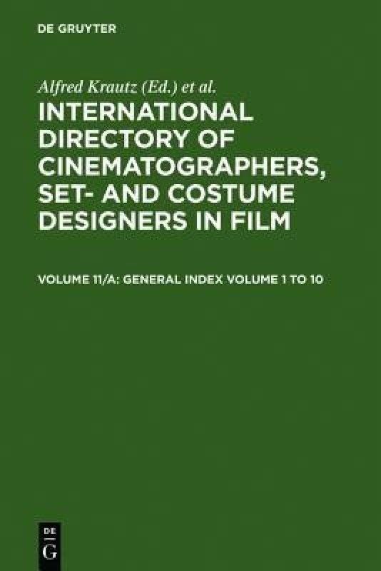 Film Titles, General Index Volume 1 - 10  (German, Hardcover, unknown)