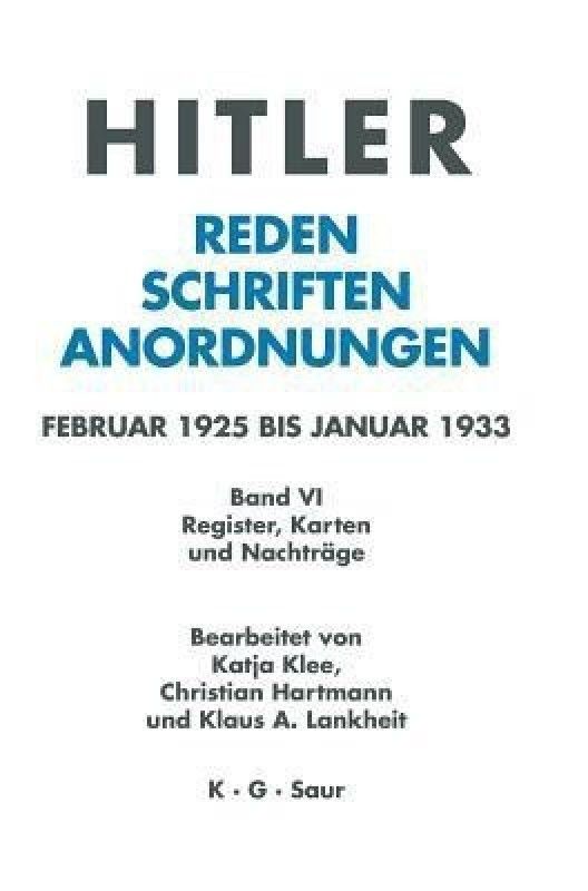 Register, Karten Und Nachtrage  (German, Hardcover, unknown)