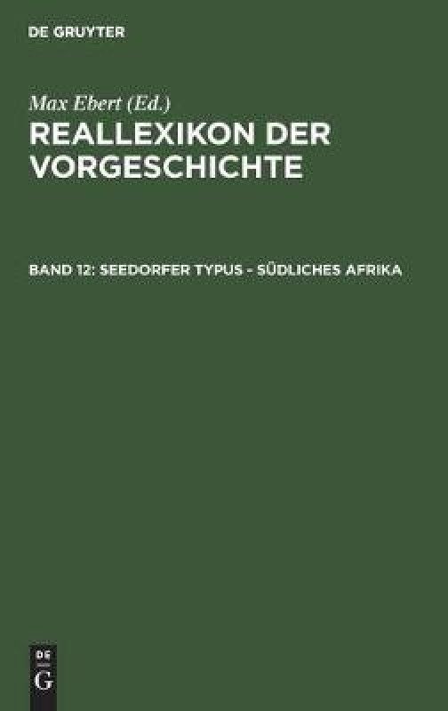 Seedorfer Typus - Sudliches Afrika  (German, Hardcover, unknown)