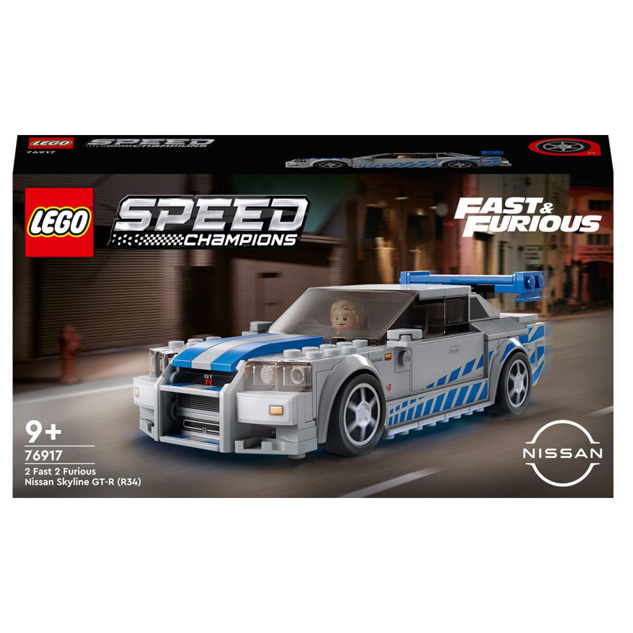 LEGO Speed Champions 2 Fast 2 Furious Nissan Skyline GT-R (R34) 76917