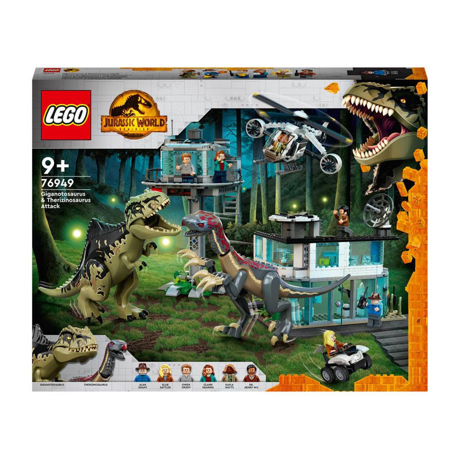 LEGO Jurassic World Giganotosaurus and Therizinosaurus Attack 76949