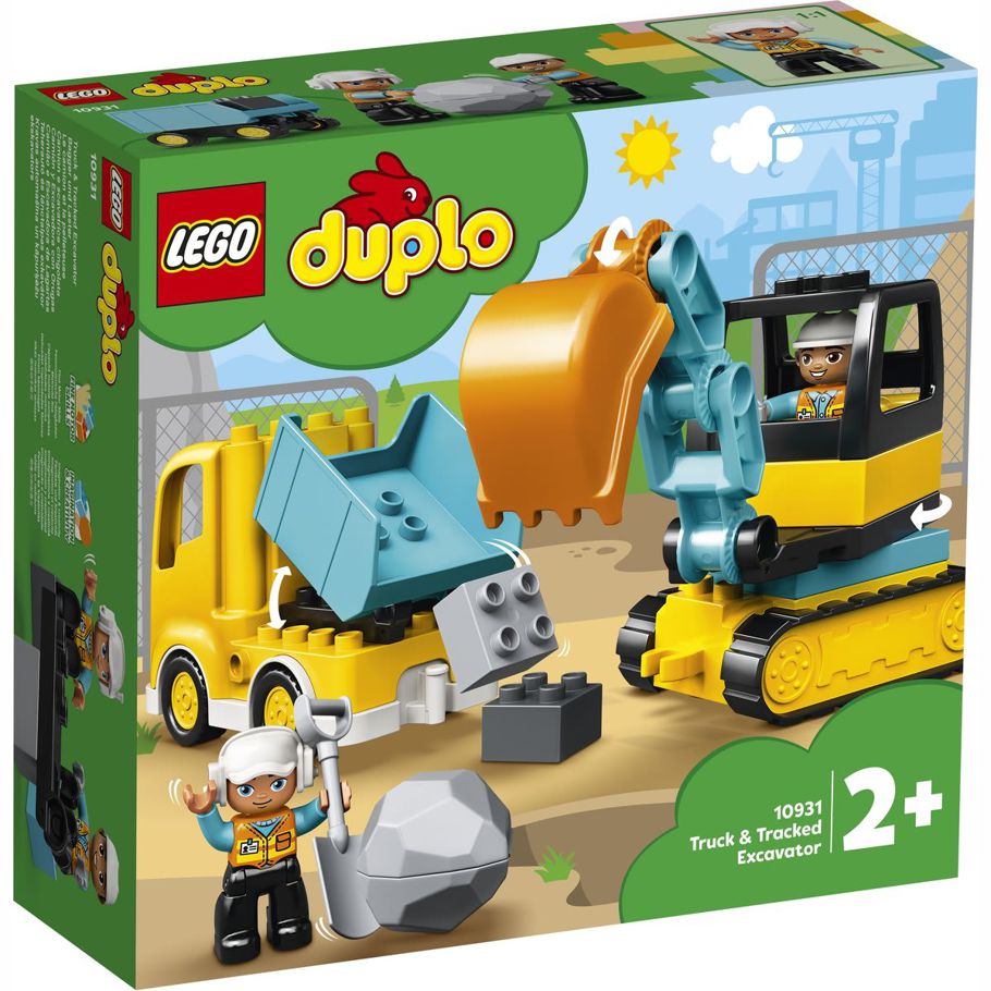 LEGO DUPLO Town Truck & Tracked Excavator 10931