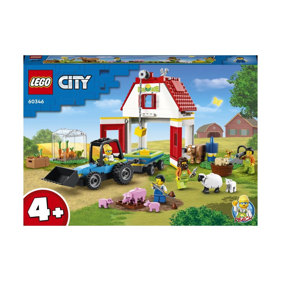 LEGO City Farm Barn and Farm Animals 60346