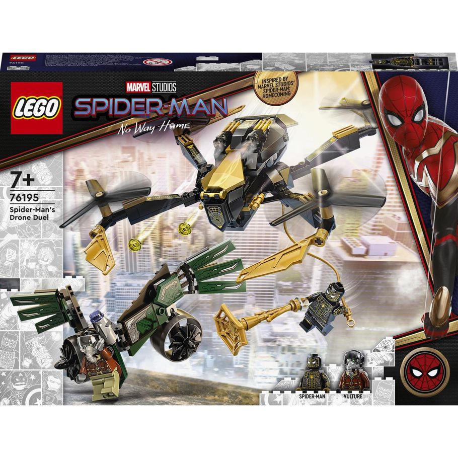 LEGO Marvel Super Heroes Spider-Manâs Drone Duel 76195