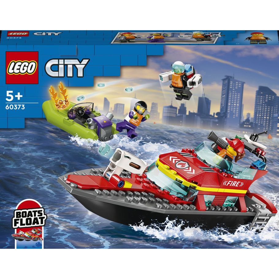LEGO City Fire Fire Rescue Boat 60373