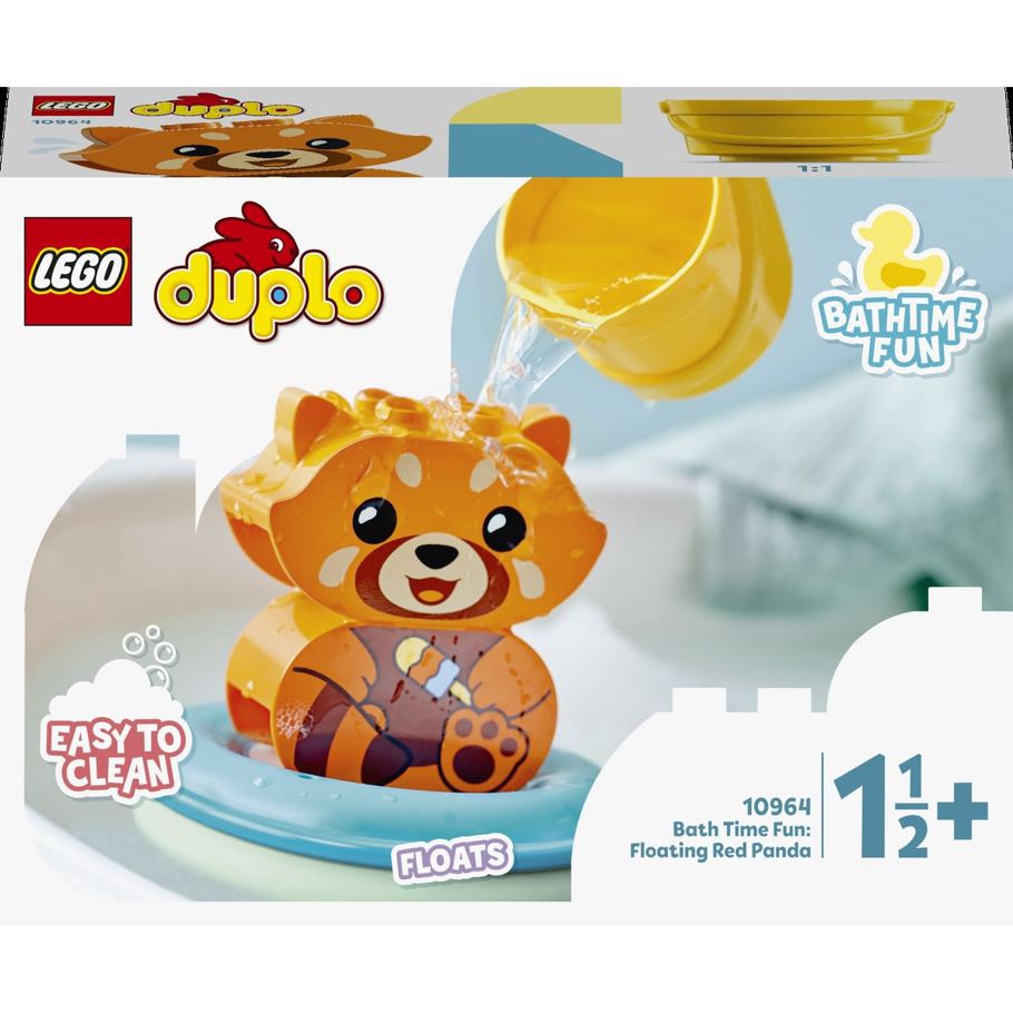 LEGO DUPLO Creative Play Bath Time Fun: Floating Red Panda 10964