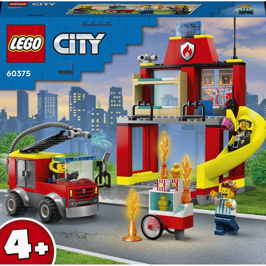 LEGO City Fire Fire Station and Fire Truck 60375
