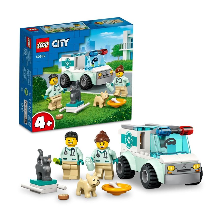 LEGO City Great Vehicles Vet Van Rescue 60382