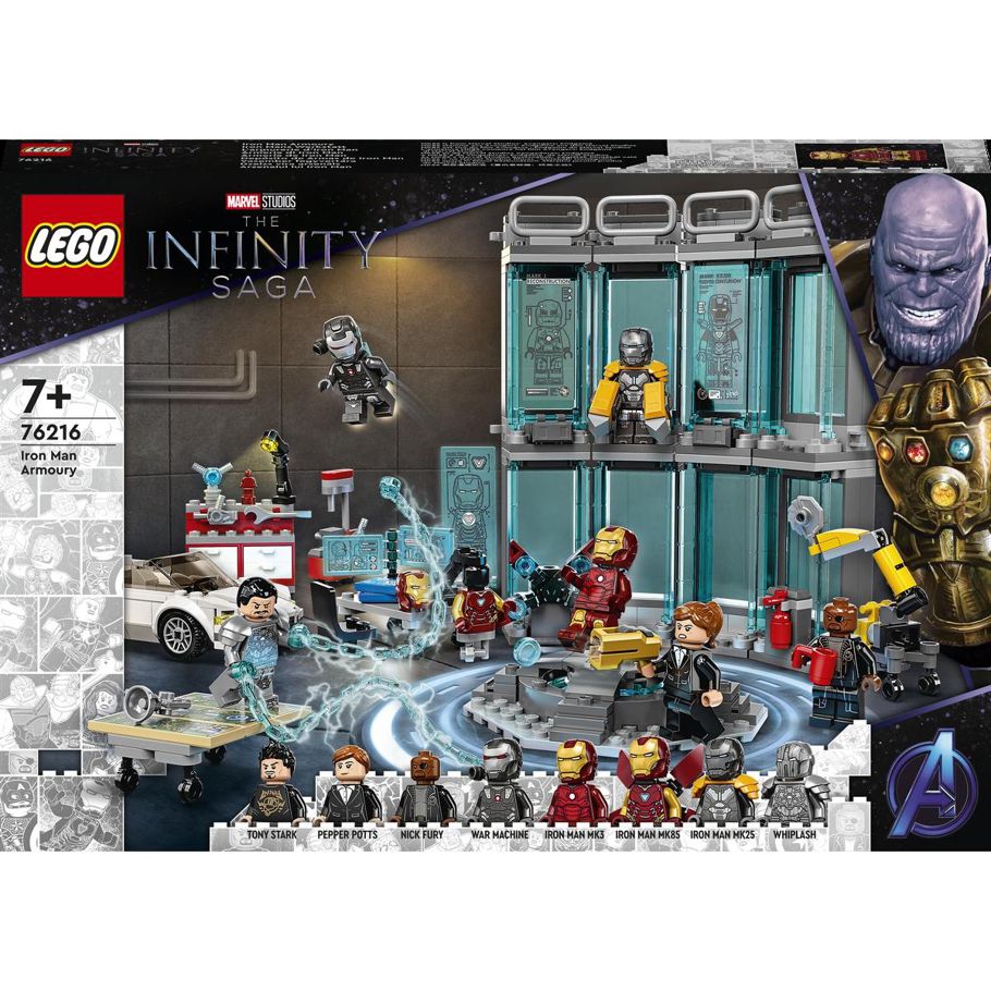 LEGO Marvel Avengers Movie 4 Iron Man Armory 76216