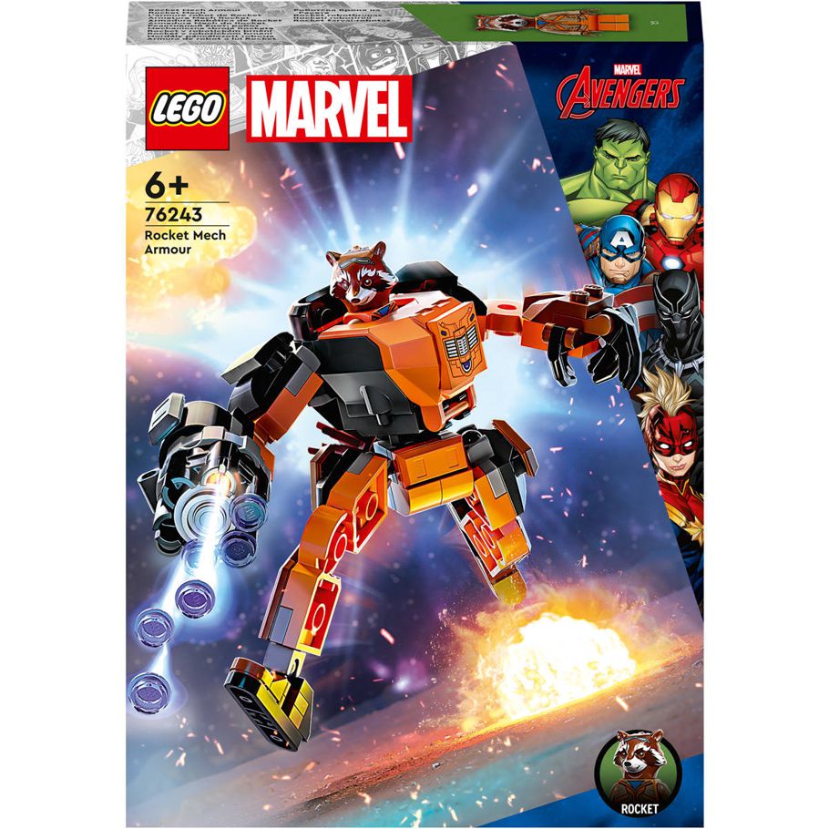 LEGO Marvel Avengers Movie 4 Rocket Mech Armour 76243