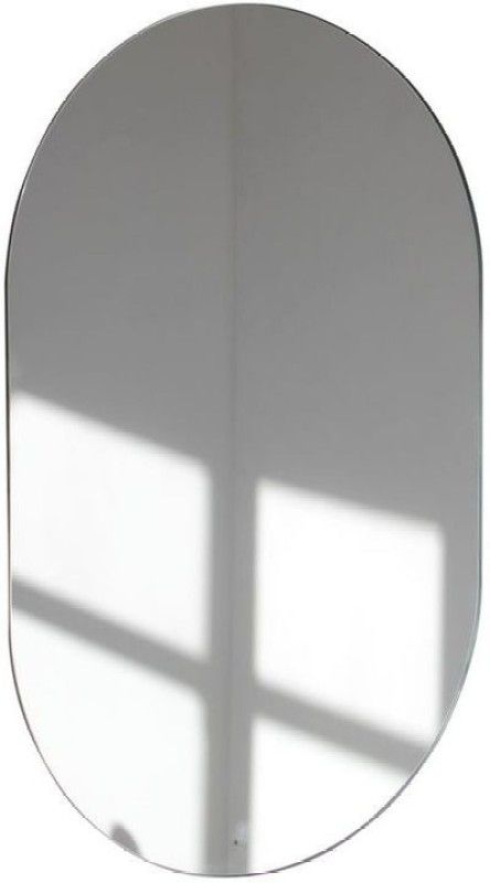 JAY GANPATI 001 Bathroom Mirror  (Oval)
