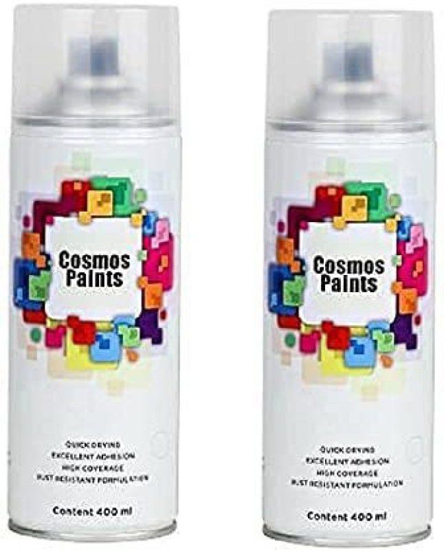 Cosmos Paints Matt Lacquer Spray 400ml (Pack of 2) Matt Lacquer Spray Paint 800 ml  (Pack of 2)