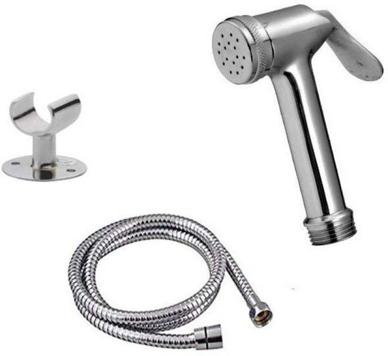SCW Brass body Strong Bidet baby Shower Health Faucet Jet Spray Strong Hose Pipe With Stand Full Seat Faucet Set