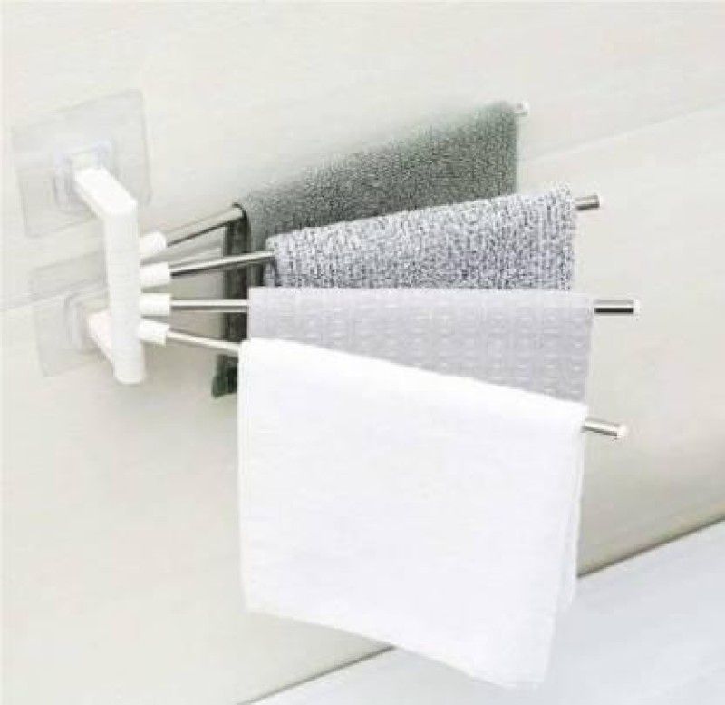 Shree Ganesh Enterprise SG01 SILVER Towel Holder  (Steel)