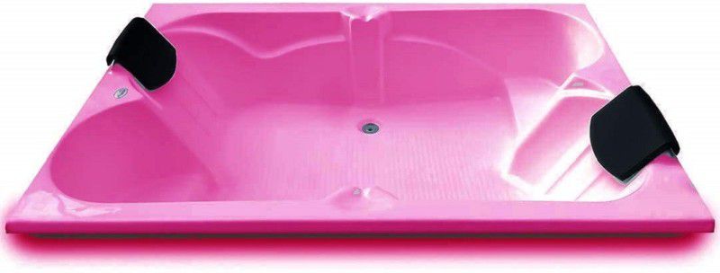 MADONNA Acrylic 6 Feet Fixed Bathtub for adults - Pink Free-standing Bathtub  (100 or Above L)