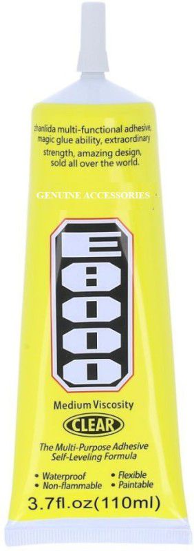 Genuine Accessories E8000 multi-purpose Transparent adhesive glue Adhesive  (50 ml)