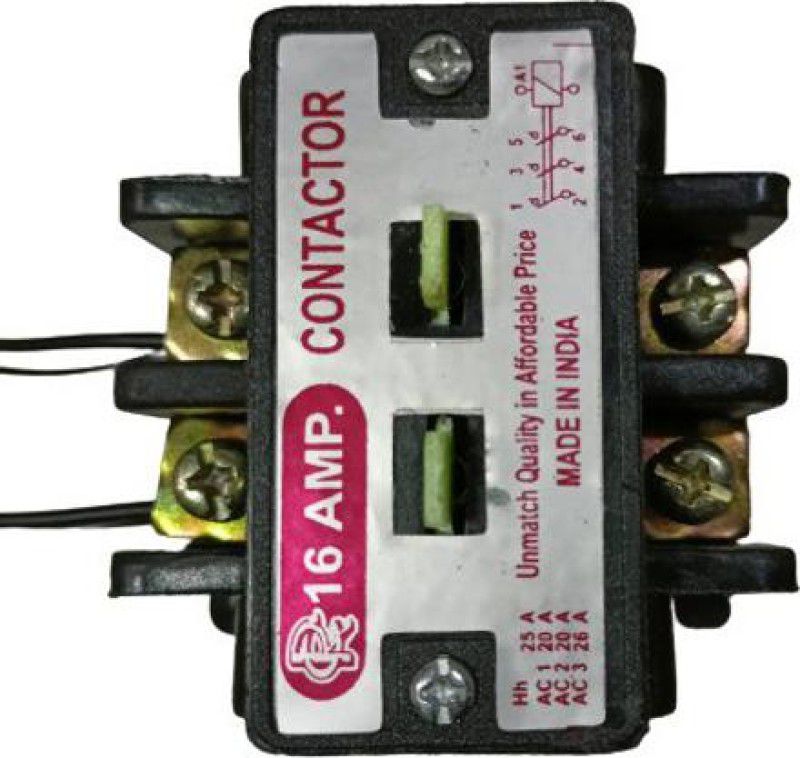 rc electric india 2 Pole contactor 140-240V single phase 16A BCH Type Pole contactor MCB  (2)