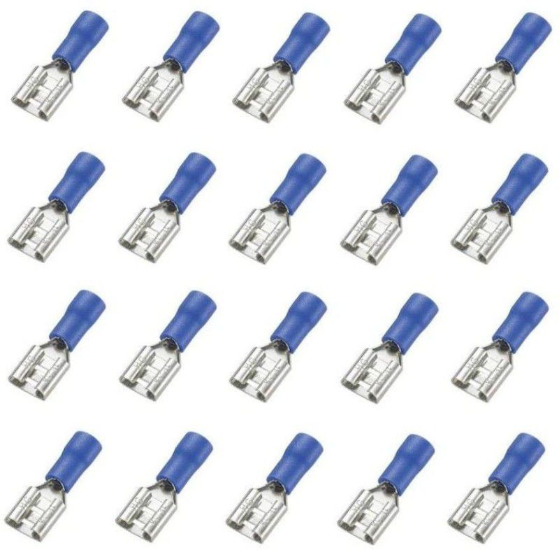 ERH India (20 Pc) 16-14AWG Insulated Terminals Ring Electrical Wire FDD2-250 Wire Connector  (Blue, Pack of 20)