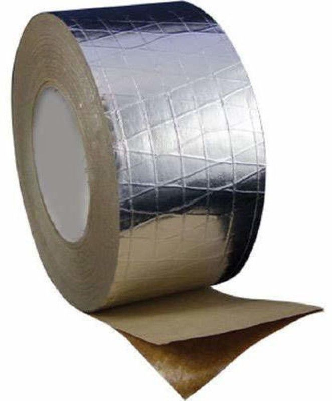 JONSON FSK Aluminium Tape-3" X 20 Mtr 19 m Single Sided Tape  (Silver Pack of 1)