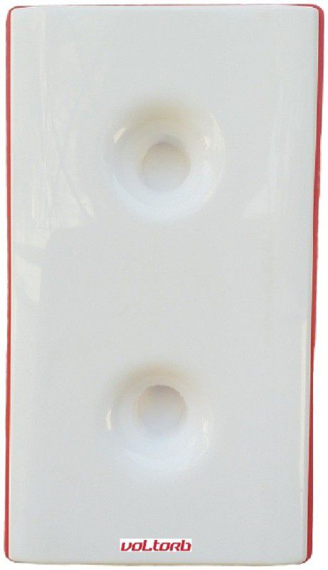 VOLtORb - WOOFER Stereophonic Ding Dong Bell - 1 Ding Dong Tune - Glossy Finish - White Color - Rectangular Shape - 1 Piece Wired Door Chime
