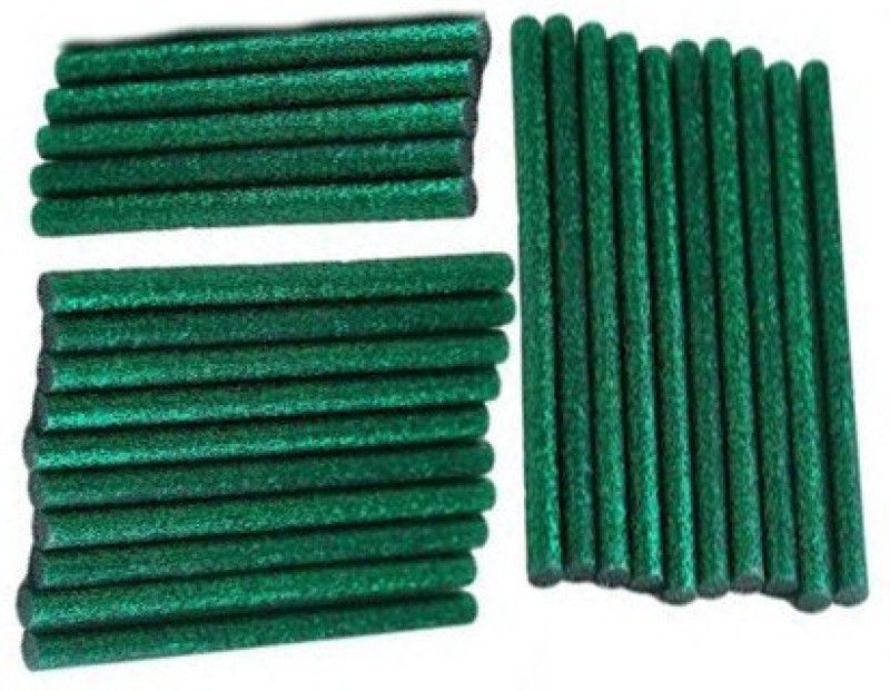 NBS 25 Green Glitter Glue Stick 11mm for 40W glue gun Adhesive  (25 g)