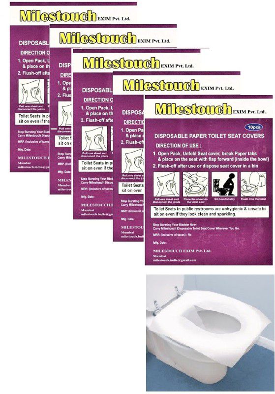 Milestouch Paper Toilet Seat Cover