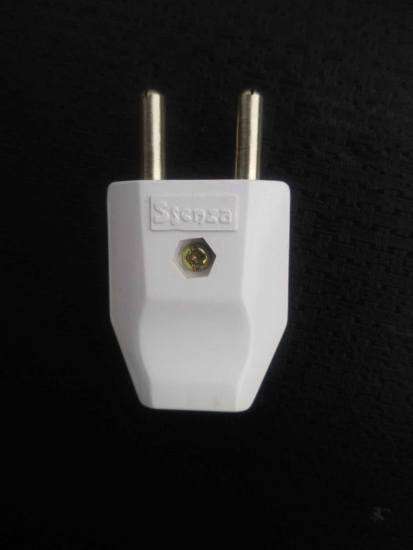 ssenza 2564 Two Pin Plug  (White)