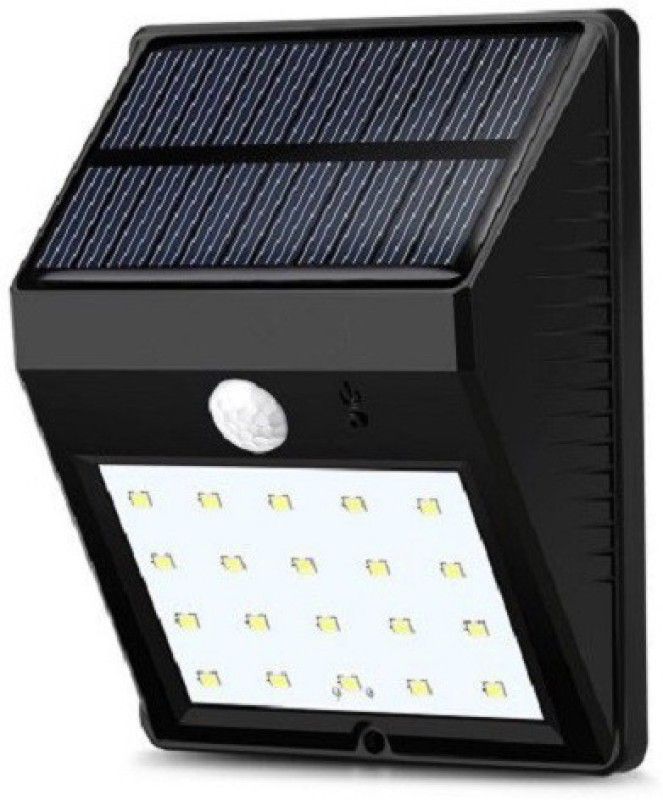 Buddymate LED Weatherproof Wireless Wall Solar Light with Motion Sensor, Small Solar Light Set  (Wall Mounted Pack of 1)