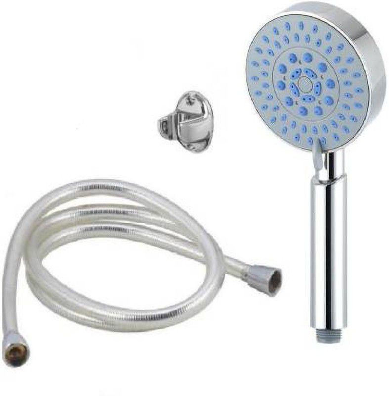 Dr. Homz N Kitch RUST FREE HAND SHOWER WITH 1.5 METER STAINLESS STEEL HOSE Hand held Rainfall  (Chrome)