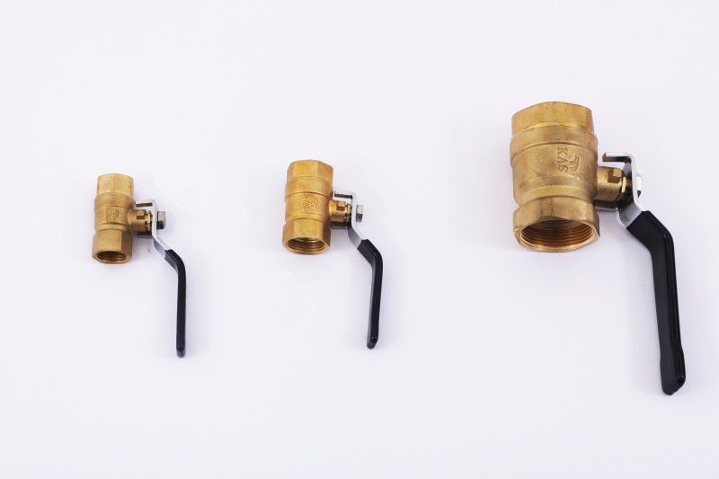 K.A.S KAS BRASS BALL VALVE 11/4 INCH 80 mm Plumbing Pipe  (Brass)