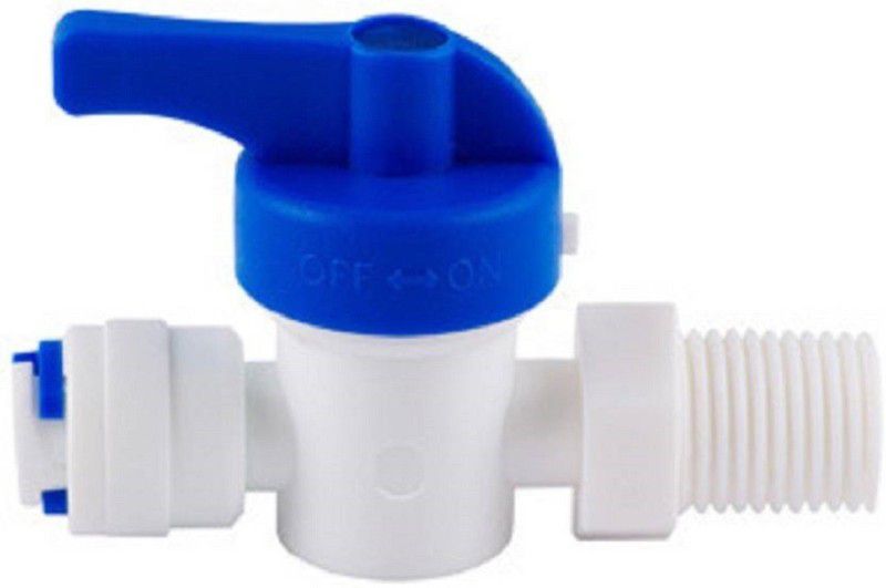 Morning Star Technology RO System Inlet Valve Only (1/4" Qc x 1/4" Thread) Divertor Ball Valve On/Off Water Purifiers Ball Valves