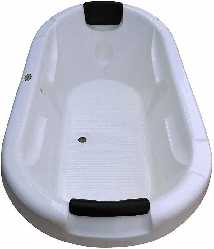 MADONNA INTFIXWHI MADONNA Intimate Acrylic 6 feet Rectangular Bathtub - White Undermount Bathtub  (100 or Above L)