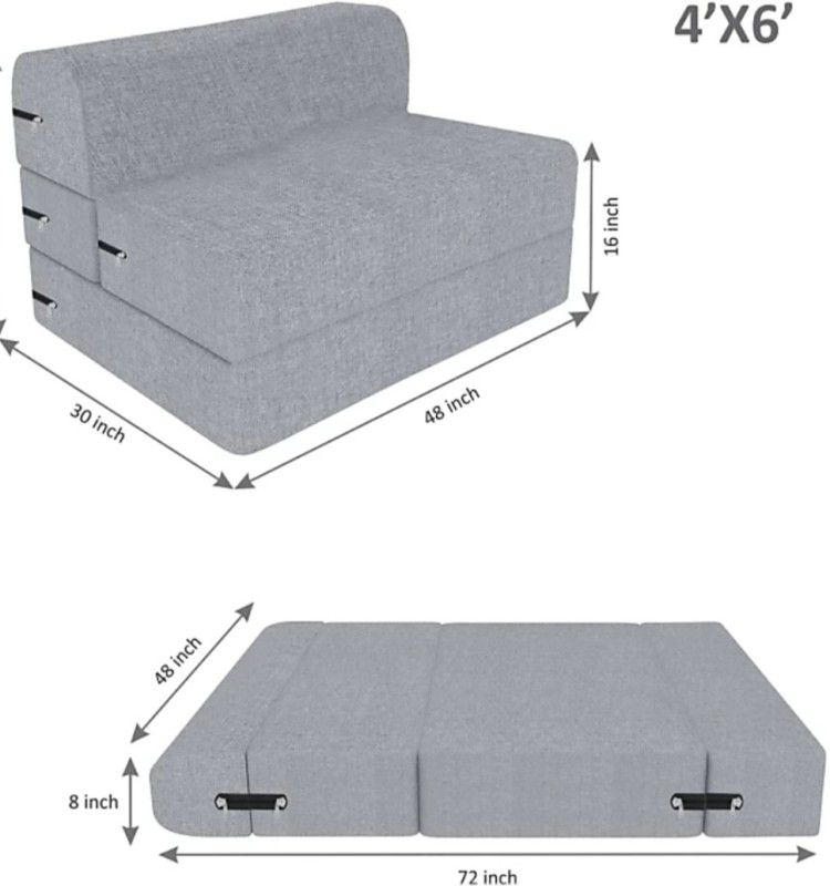 Sofa cum bed 7425929853 Bed Legs  (Furniture Accessories, Foam, Cotton)