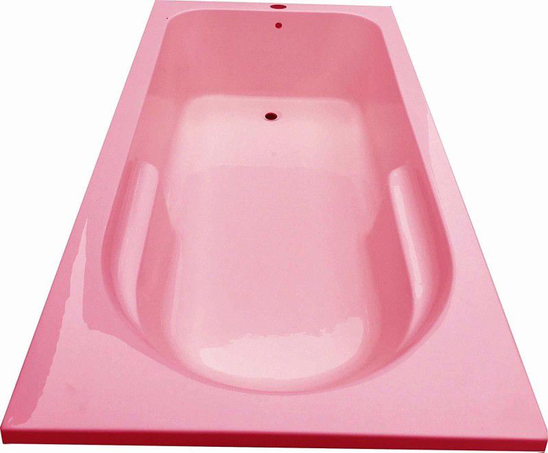 MADONNA ALEFIXPIN MADONNA Alexander Acrylic 6 feet Rectangular Bathtub - Pink Undermount Bathtub  (100 or Above L)