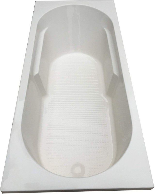MADONNA DIVFIXWHI109 Divine Acrylic 5.5 feet Rectangular Bathtub - White Undermount Bathtub  (100 or Above L)