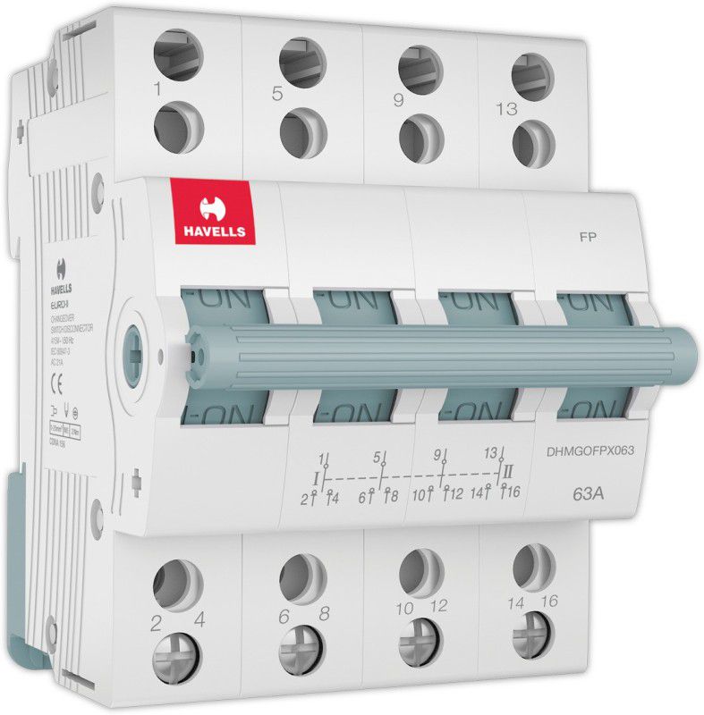 HAVELLS mcb changeover 63a 4 pole MCB  (4)