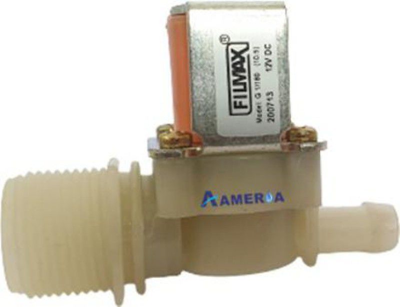 Aameria Industrial Water Solenoid Valve 12V DC 500mA (1"X0.39") for Commercial Water Purifier Automatic Control Valves