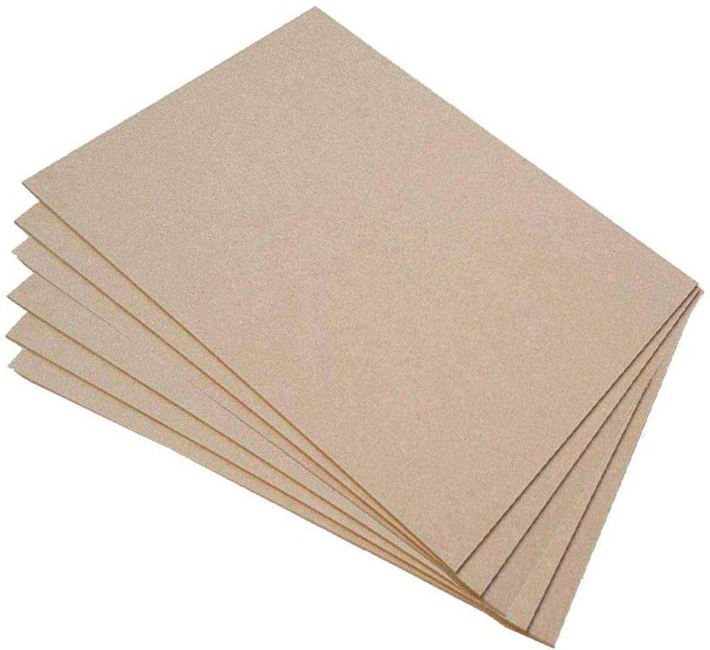 Aksharam Pine MDF Board Wood Sheets with 2.5 mm Thickness (Brown, 12 x 12 inch) - Pack of 6 Pine Wood Veneer  (30.48 cm x 30.48 cm)