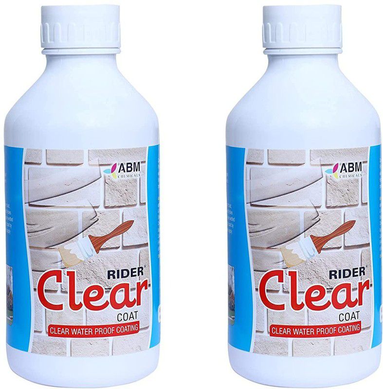 RIDER Clear Coat 1Ltr x 2 clear Functional Wall Paint  (2 L)