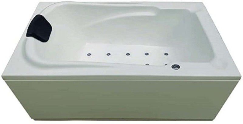 MADONNA Bonn 4.5 Feet Acrylic Portable With Bubble Bath - Ivory Free-standing Bathtub  (100 or Above L)