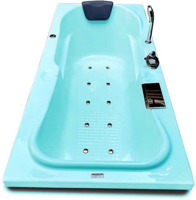 MADONNA Rex 5.5 Feet Acrylic with Bubble Bath and Filler System (with Side Panel) Free-standing Bathtub  (100 or Above L)