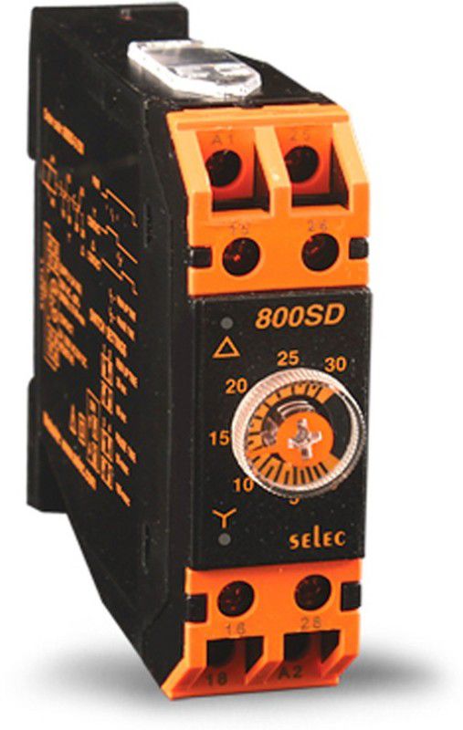 Selec 800SD-2-230 Programmable Electronic Timer Switch  (Black)
