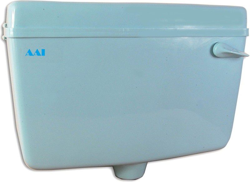 AAI Pvc Classic Flusing cistern , Flush Tank - Blue Side Handle Flush Tank  (Blue 10 L)