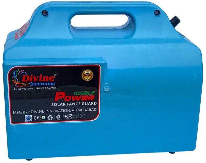 Divine Ac & DC Zatka Machine Solar Fence Energizer 50 Acre (160 VIGHA) for Agriculture System Protection PWM Solar Charge Controller